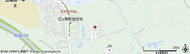 秋田県五城目町（南秋田郡）高崎（行内沢）周辺の地図