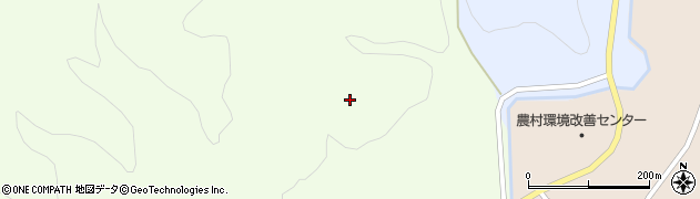岩手県田野畑村（下閉伊郡）奥地周辺の地図
