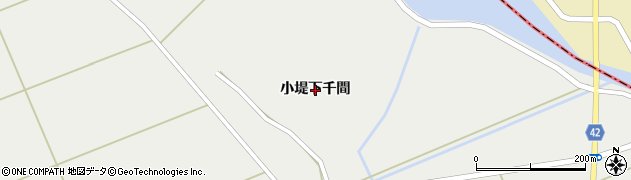 秋田県男鹿市払戸（小堤下千間）周辺の地図