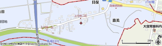 秋田県八郎潟町（南秋田郡）川崎（嘉美）周辺の地図