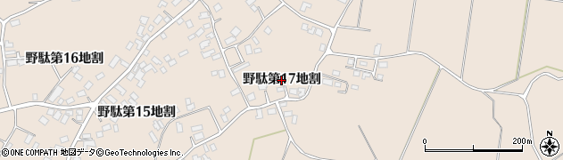 岩手県八幡平市野駄（第１７地割）周辺の地図