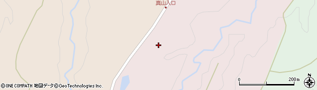秋田県男鹿市北浦真山（塞ノ神下）周辺の地図