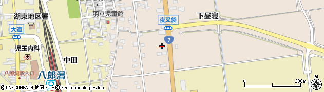 葉月八郎潟店周辺の地図