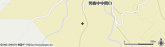 秋田県男鹿市男鹿中中間口橋本周辺の地図