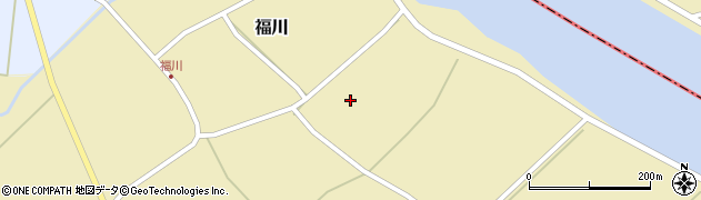 秋田県男鹿市福川（起上ケ）周辺の地図