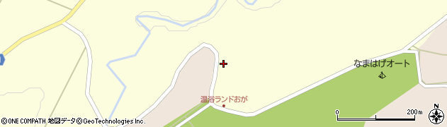 秋田県男鹿市北浦西水口（上山）周辺の地図