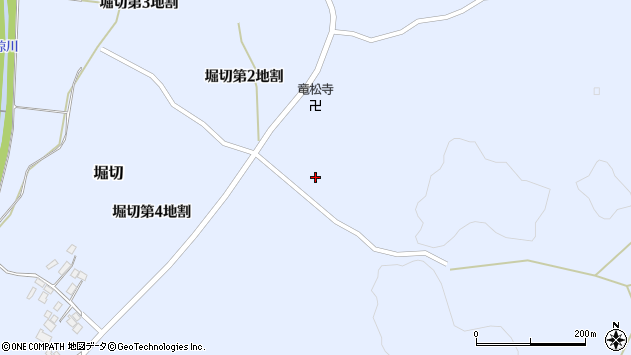 〒028-7404 岩手県八幡平市堀切の地図