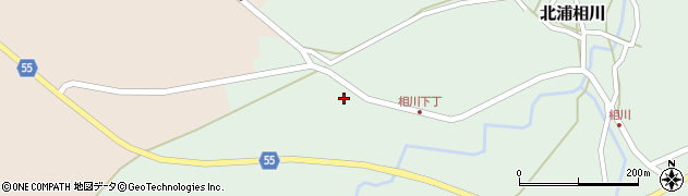 秋田県男鹿市北浦相川（泉野）周辺の地図