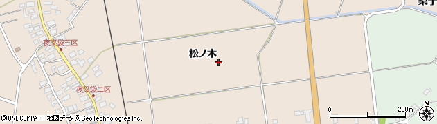 秋田県八郎潟町（南秋田郡）夜叉袋周辺の地図