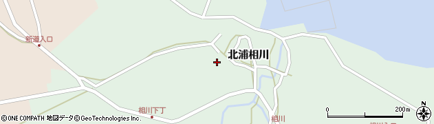 秋田県男鹿市北浦相川（冷水）周辺の地図