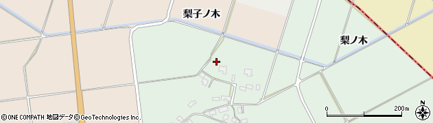 秋田県八郎潟町（南秋田郡）小池（梨ノ木）周辺の地図