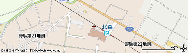 岩手県八幡平市周辺の地図