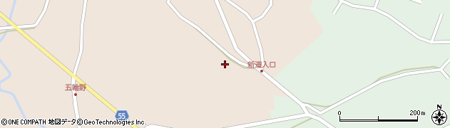 男鹿市役所　北浦保育園周辺の地図