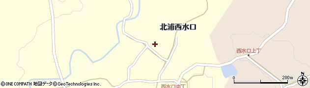 秋田県男鹿市北浦西水口（堂の前）周辺の地図