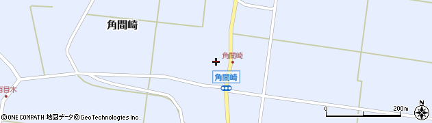 秋田県男鹿市角間崎（百目木）周辺の地図