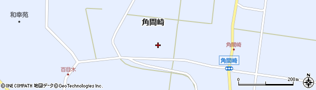 秋田県男鹿市角間崎（下屋長根）周辺の地図