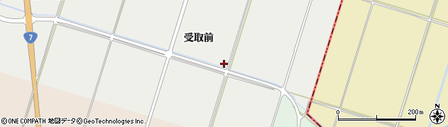 秋田県八郎潟町（南秋田郡）浦大町（受取前）周辺の地図
