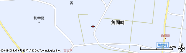 秋田県男鹿市角間崎（岡見沢）周辺の地図
