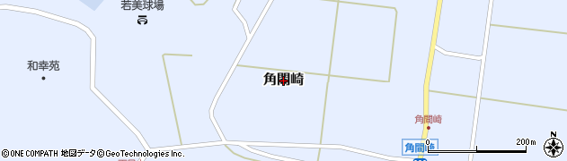 秋田県男鹿市角間崎周辺の地図