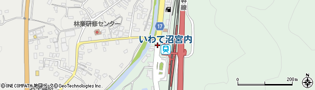 いわて沼宮内駅周辺の地図