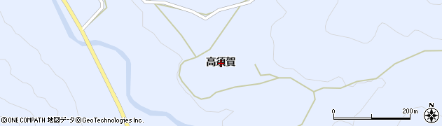 岩手県岩泉町（下閉伊郡）安家（高須賀）周辺の地図
