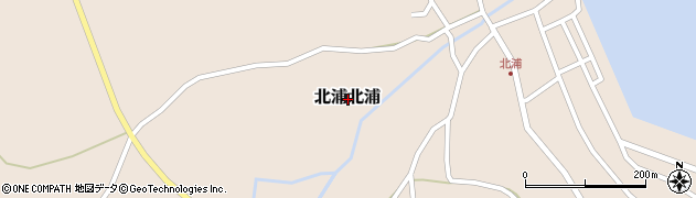秋田県男鹿市北浦北浦周辺の地図