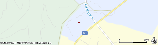 秋田県男鹿市北浦野村（打道坂上台）周辺の地図