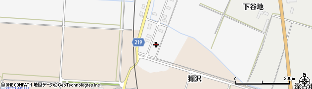 真坂郵便局周辺の地図