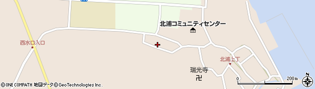 秋田県男鹿市北浦北浦出口野161周辺の地図
