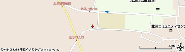 秋田県男鹿市北浦北浦（出口野）周辺の地図