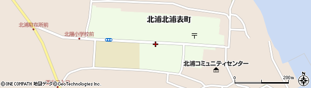 秋田県男鹿市北浦北浦表町（表町）周辺の地図