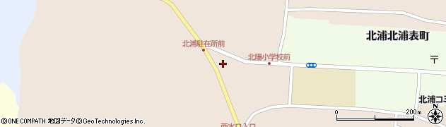 秋田県男鹿市北浦北浦種田周辺の地図