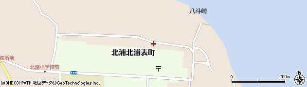 秋田県男鹿市北浦北浦（山王林）周辺の地図