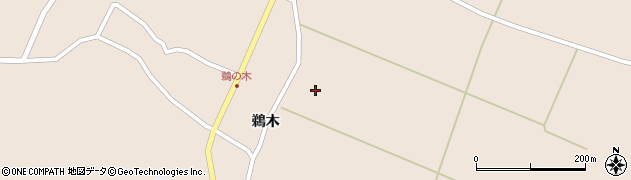 秋田県男鹿市鵜木（馬道）周辺の地図