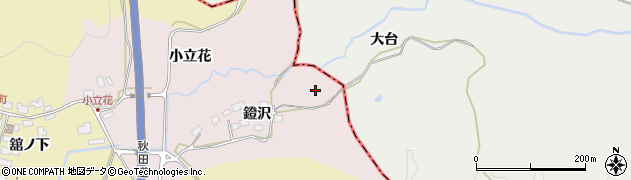秋田県五城目町（南秋田郡）浦大町周辺の地図
