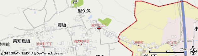浦大町上丁周辺の地図