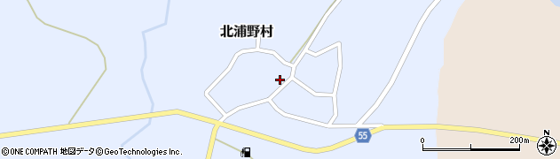 秋田県男鹿市北浦野村（前野）周辺の地図