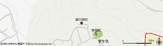 副川神社周辺の地図