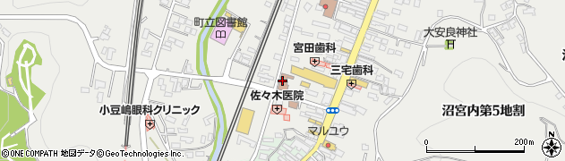 沼宮内郵便局周辺の地図