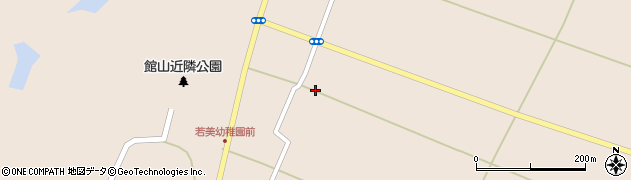 秋田県男鹿市鵜木白榎周辺の地図