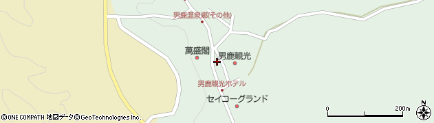 秋田県男鹿市北浦湯本（草木原）周辺の地図