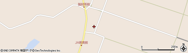 秋田県男鹿市鵜木（田屋尻）周辺の地図