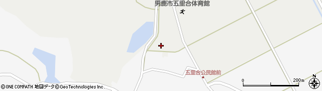 秋田県男鹿市五里合神谷（五郎右エ門）周辺の地図