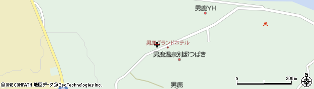 秋田県男鹿市北浦湯本芦沢周辺の地図