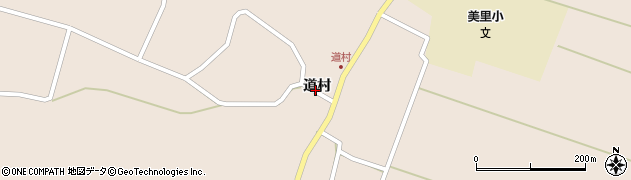 秋田県男鹿市鵜木（道村）周辺の地図