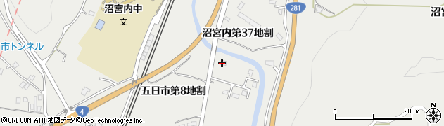 カメイ株式会社　沼宮内営業所周辺の地図