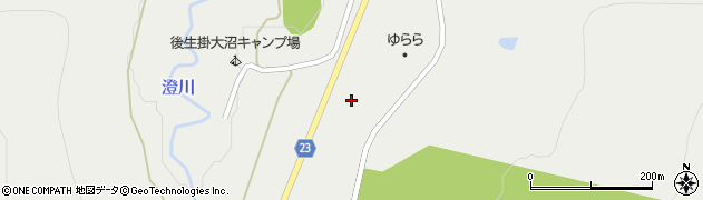 秋田県鹿角市八幡平（熊沢国有林）周辺の地図