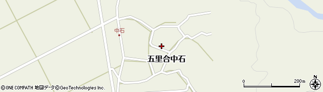 秋田県男鹿市五里合中石八幡前周辺の地図