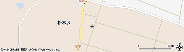 秋田県男鹿市松木沢（堂ノ前本内境）周辺の地図