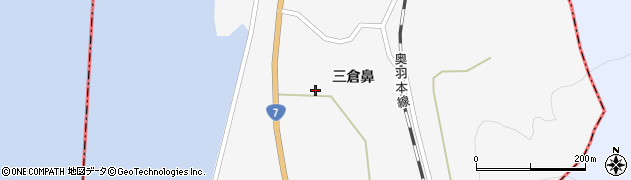 秋田県南秋田郡八郎潟町真坂三倉鼻67周辺の地図